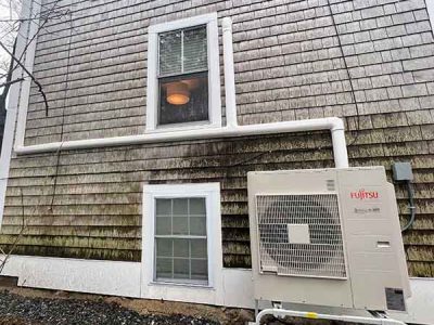 Mini Split Heat Pump Outdoor Unit Installation